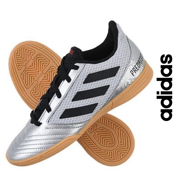 adidas Shoes - Adidas NWT Predator Indoor Sala Soccer Shoes Silver Metallic Men's 6 Women's 7.5